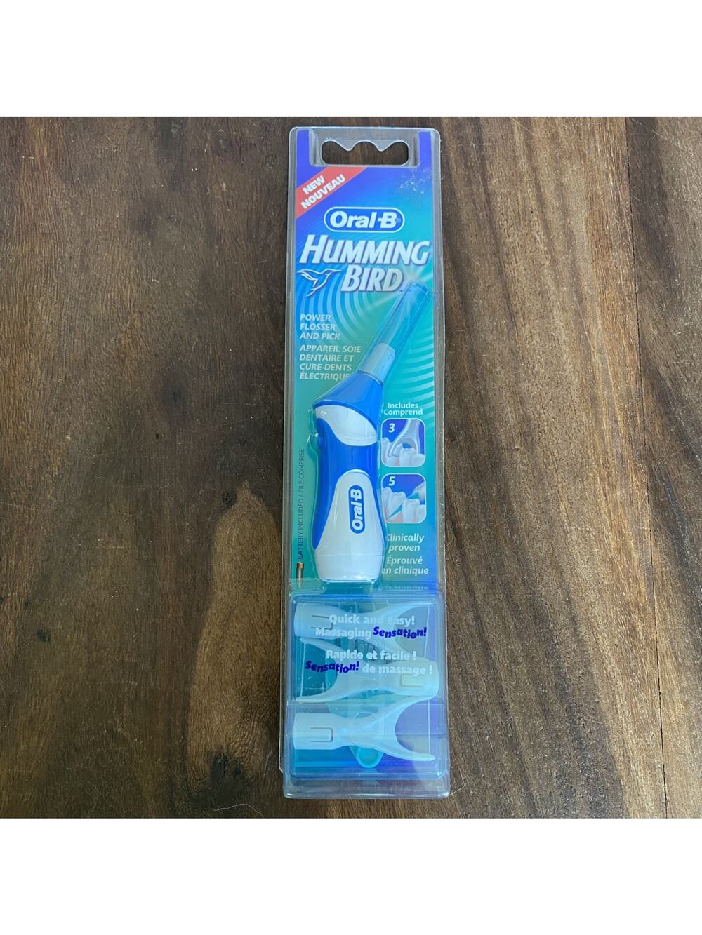 Oral-B Humming Bird Power Flosser & Pick Vintage 2003 New Sealed